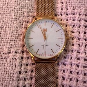 Boulevard Rose Gold Mesh Watch